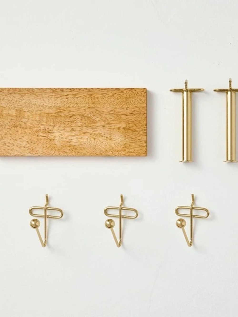 • Hearth & Hand Peg Board Shelf and Hooks •